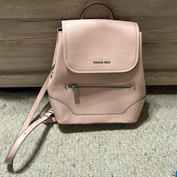 Michael Kors Handbags - Michael Kors Pink Harrison Backpack Purse